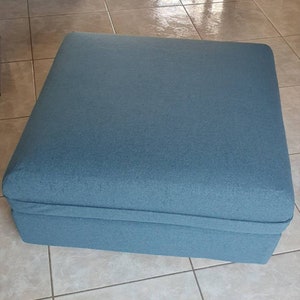 VALLENTUNAシートモジュール用カバー（収納付き）80 x 80 cm ハンドメイド 複数の色と生地のオプションあり - Vallentunaモデルに合わせてカスタムメイド
