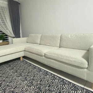 PARUP Sofa With Chaise Longue Cover Hand Made With Multiple Color and Fabric Options - Custom made to fit Parup couch with chaise