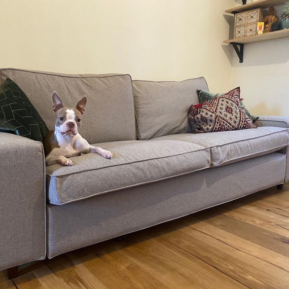 KIVIK 3 seat Sofa Cover Slipcover Hand Made With Multiple Color and Fabric Options Custom Made to Fit Kivik Couch Etsy