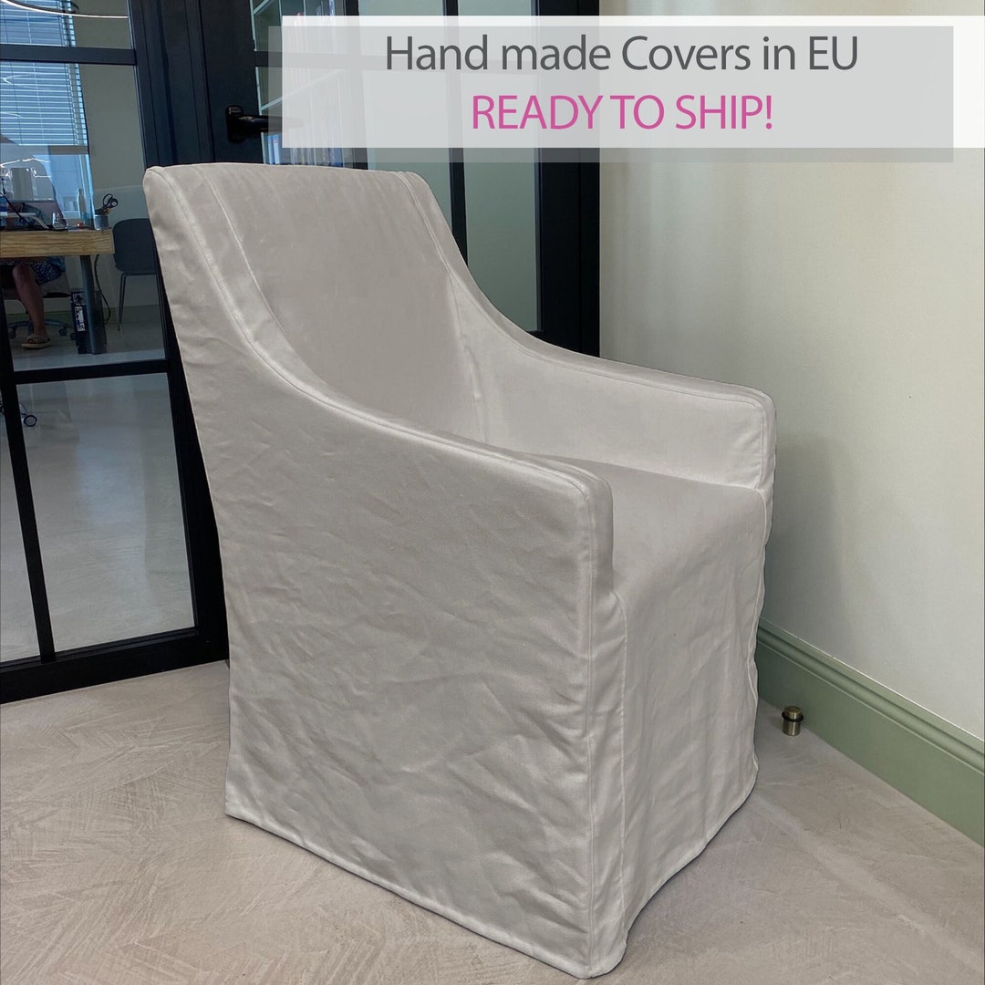 Ready to Ship Covers With Long Skirt for SAKARIAS Chair With Armrests