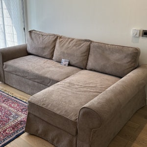 Funda de sofá cama BACKABRO con chaise longue, funda hecha a mano con múltiples opciones de color y tela - Hecha a medida para adaptarse a Backabro