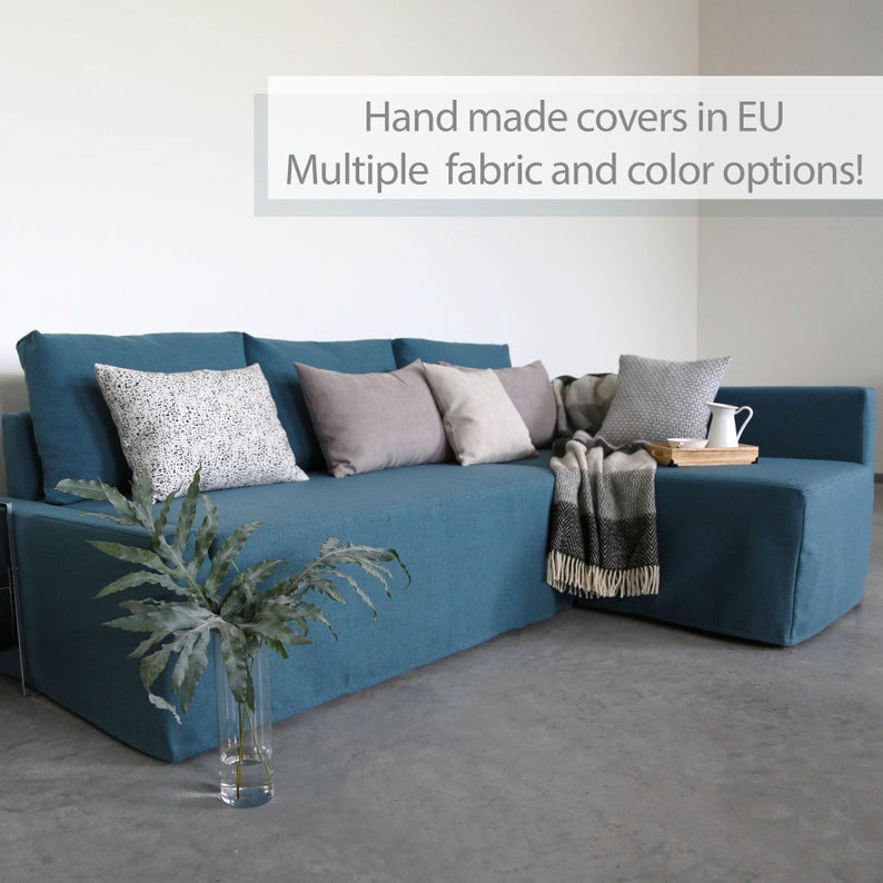 FRIHETEN Corner Sofa Bed Cover Slipcover Hand Made With Etsy