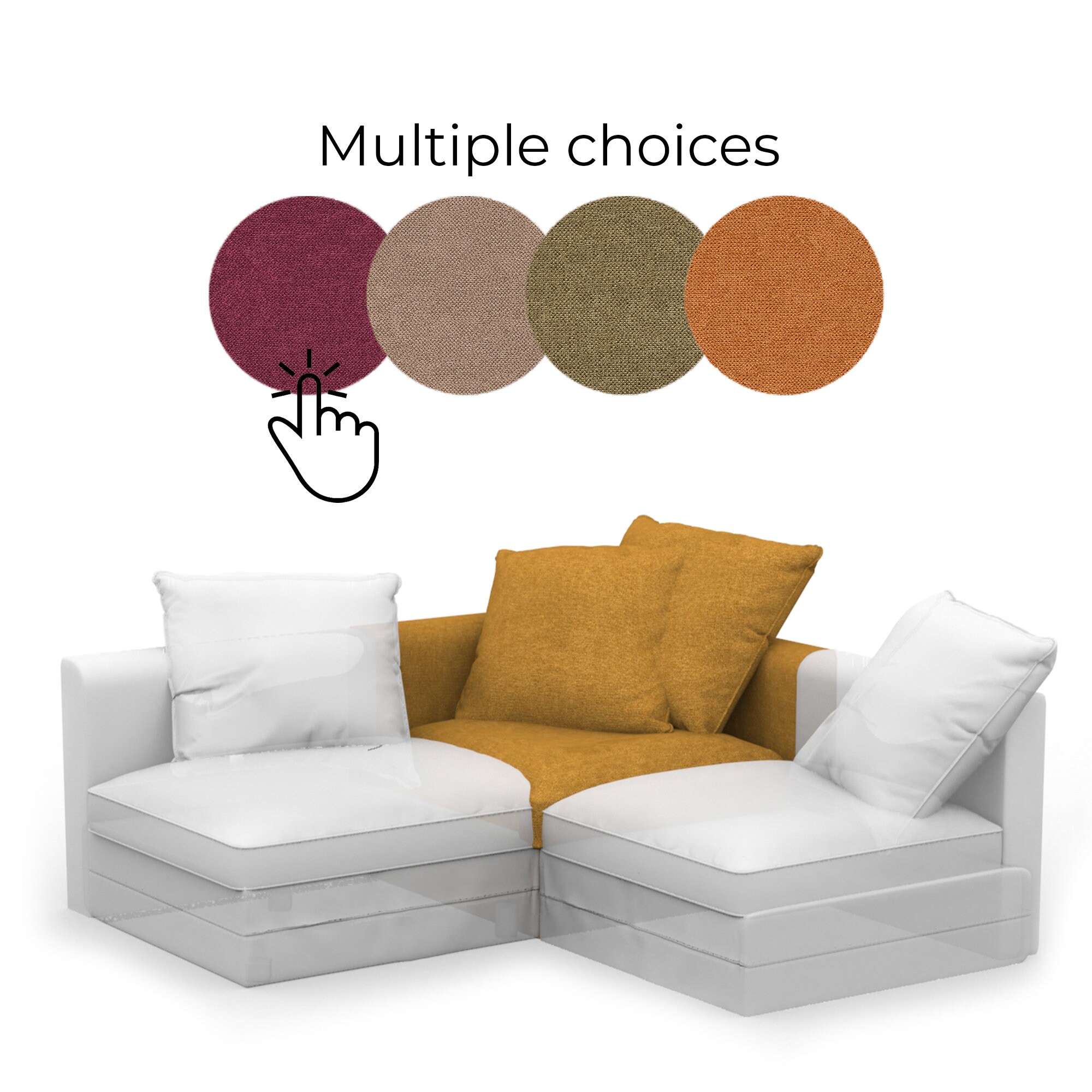 GRONLID Corner Section Cover Slipcover Hand Made With Multiple Etsy