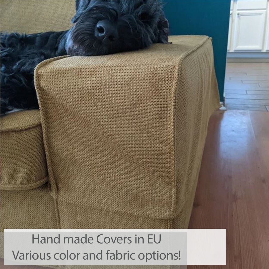 KIVIK Armrest Protectors pair Hand Made With Multiple Color and Fabric Options Custom Made to