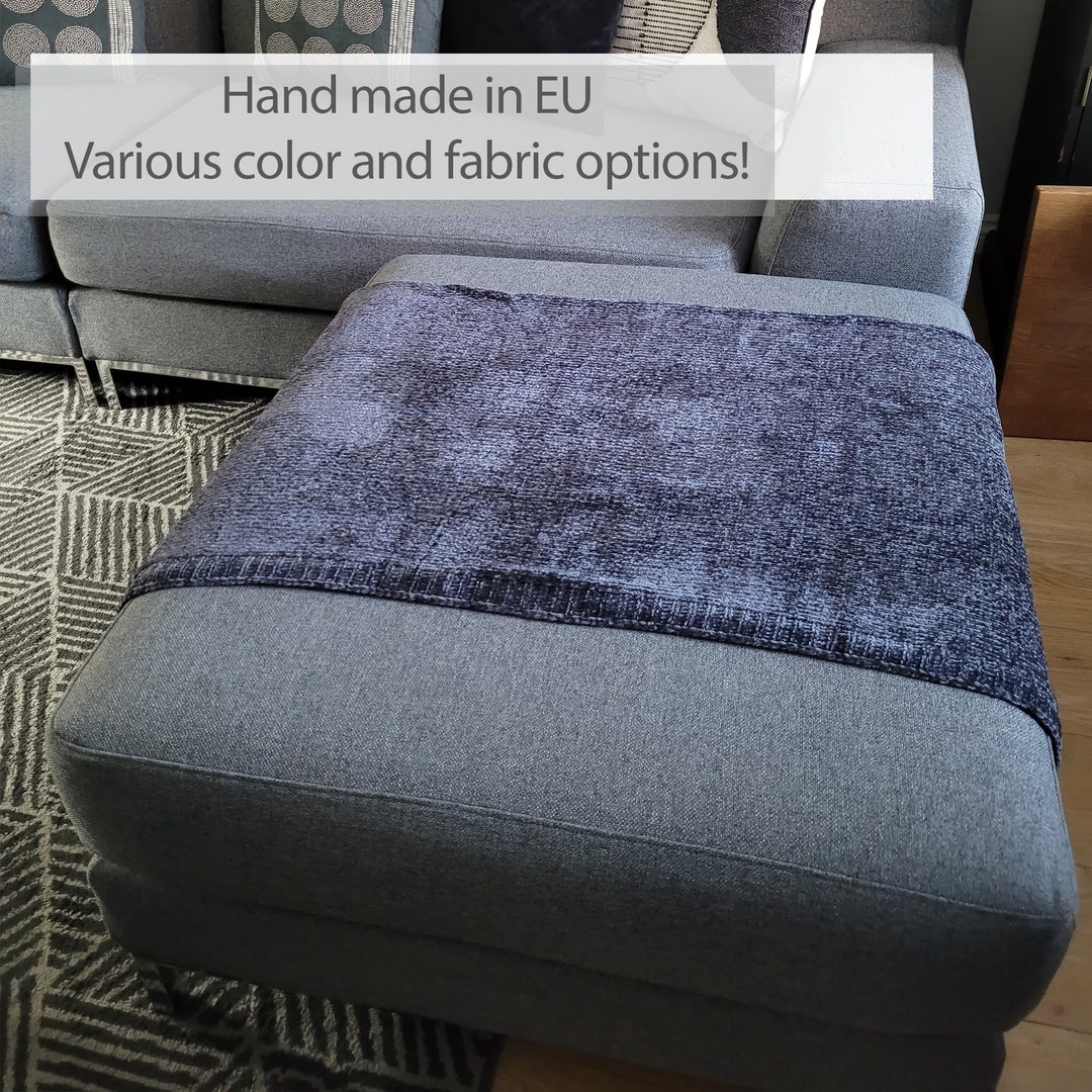 KRAMFORS Footstool Cover Slipcover Hand Made With Multiple Etsy
