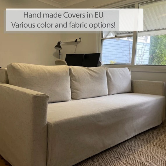 Copridivano letto FRIHETEN a 3 posti, realizzato a mano con molteplici  opzioni di colore e tessuto Realizzato su misura per adattarsi al divano  letto Ikea Friheten -  Italia