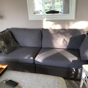 STOCKHOLM 3.5 Seat Sofa Cover Slipcover Hand Made With Multiple Color and Fabric Options - Custom made to fit 3,5 size Stockholm couch
