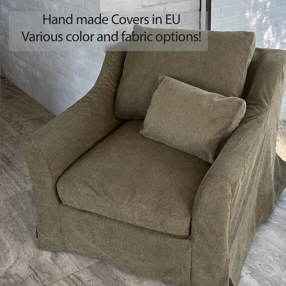 Linen armchair covers sale