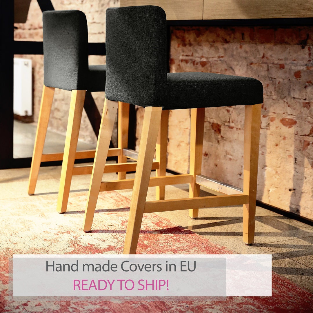 Henriksdal cover for bar stool with backrest sale