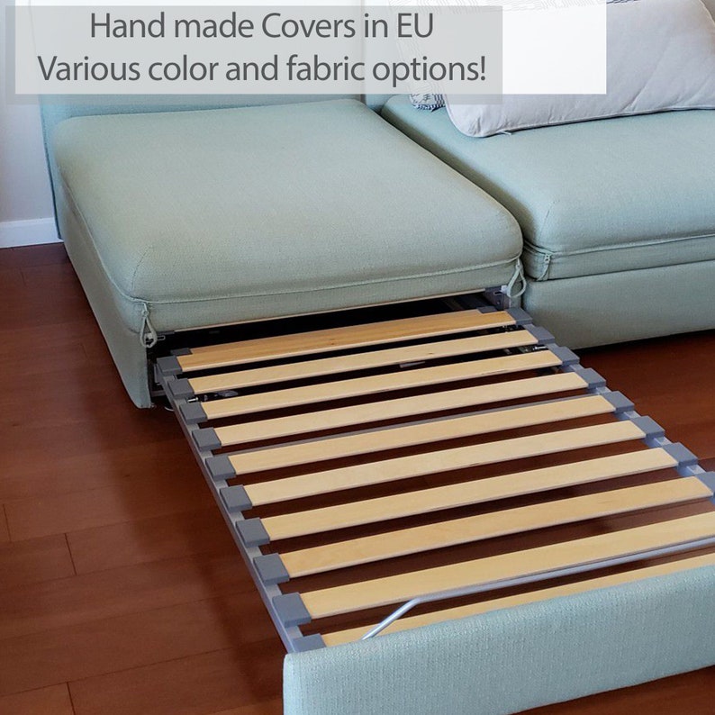 Cover for VALLENTUNA Sofa BED Module Hand Made With Multiple Color and Fabric Options Custom made to fit Ikea Vallentuna sofa bed image 1