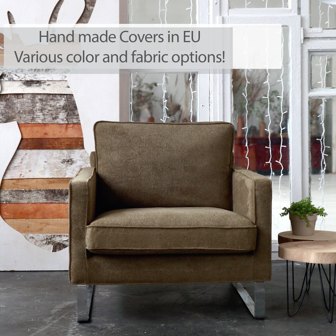 MELLBY Armchair Cover Slipcover Hand Made With Multiple Color and