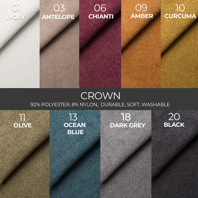 KATTIL Chair Cover With Long Skirt, Slipcover Hand Made With Multiple