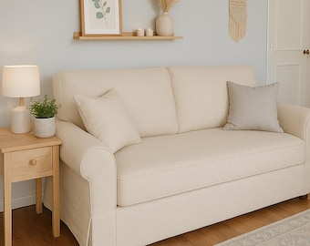 BACKABRO 3-Seat Sofa Bed Cover, Slipcover Hand Made With Multiple Color and Fabric Options - Custom made to fit Backabro Couch
