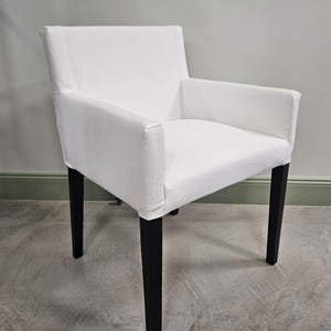 MARENAS Chair With Armrests Cover Slipcover Hand Made With Multiple Color Fabric Options - Custom made to fit MARENAS model  armchair