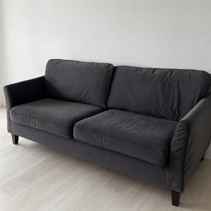 EKHOLMA 2 Seat Sofa Cover Slipcover Hand Made With Multiple Color and Fabric Options - Custom made to fit Ekholma loveseat model