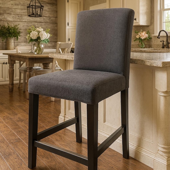 Replacement for HENRIKSDAL Bar Stool Chair Hand Made Custom Made Hendriksdal Bar Chair Slipcover Multiple Color and Fabric Options