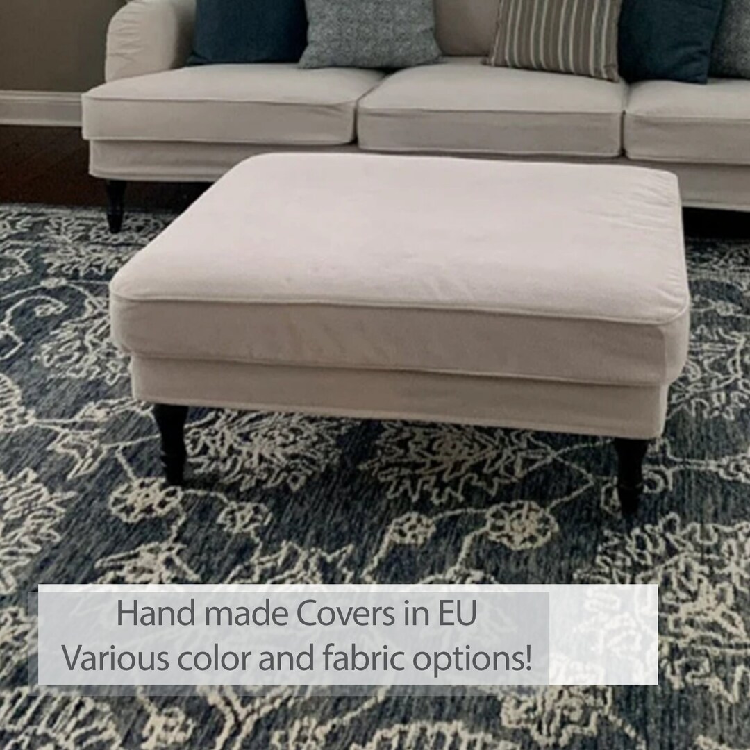 STOCKSUND Footstool Cover Slipcover Hand Made With Multiple Etsy UK