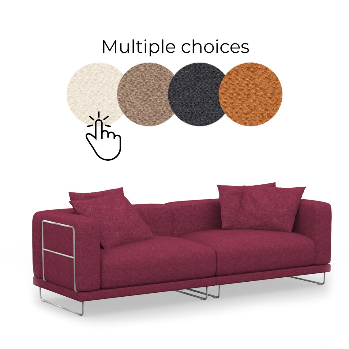 TYLOSAND 3seat Sofa and Sofa Bed Cover Slipcover Hand Made Etsy