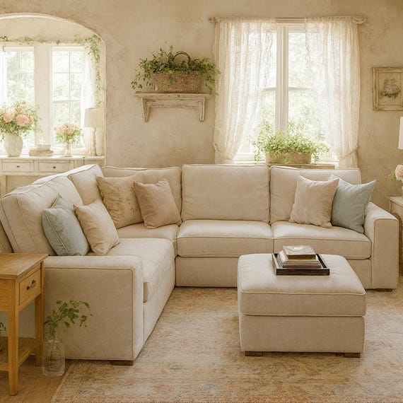 Bezug für KIVIK 5-Sitzer-Ecksofa (2 + 3 Größe), handgefertigt mit mehreren Farb- und Stoffoptionen - maßgeschneidert für die Kivik-Modellcouch