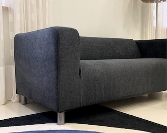 KLIPPAN 2-Seat Sofa Cover Slipcover Hand Made With Multiple Color and Fabric Options - Custom made to fit Klippan couch