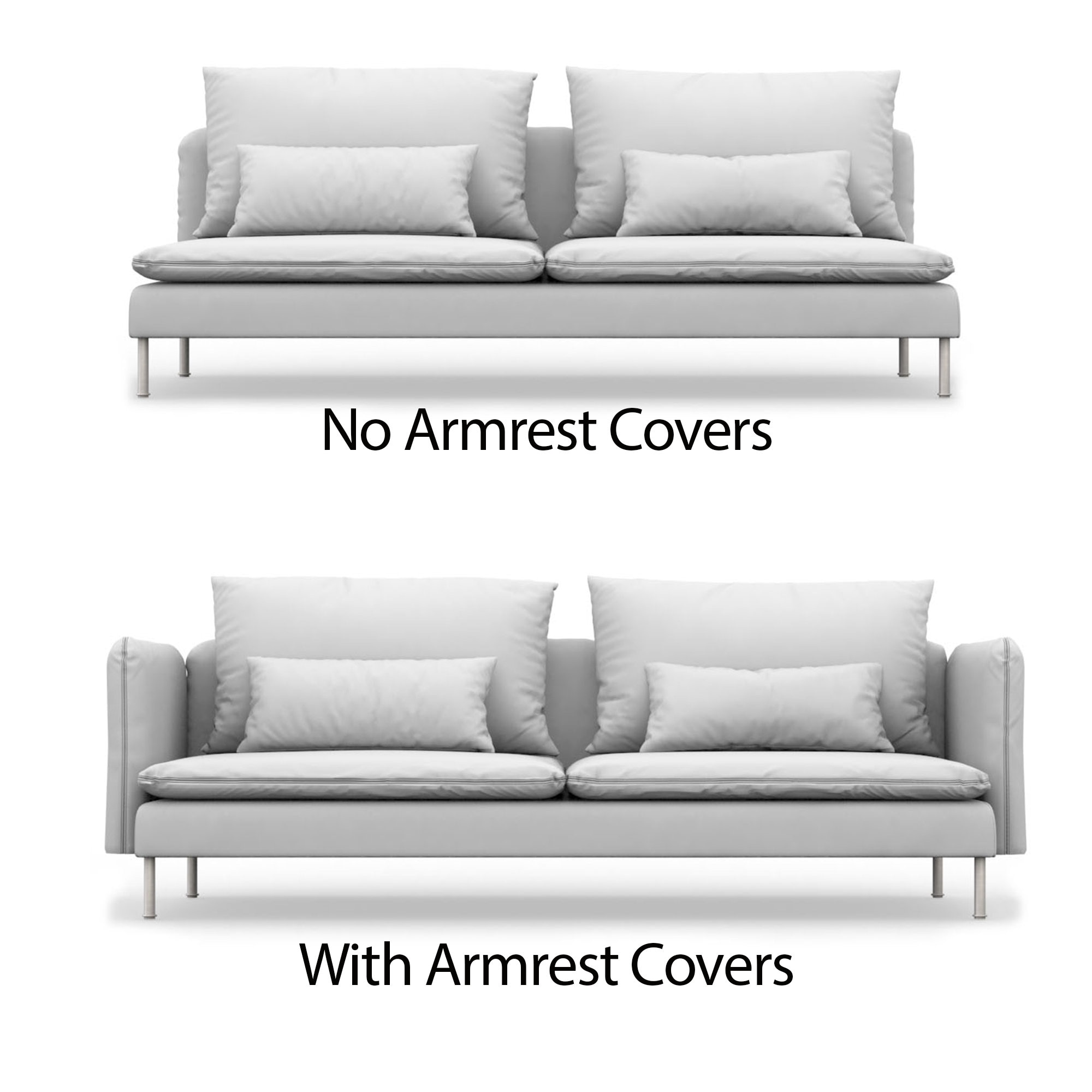 SODERHAMN 3 Seat Sofa Section Cover Slipcover Hand Made With Etsy