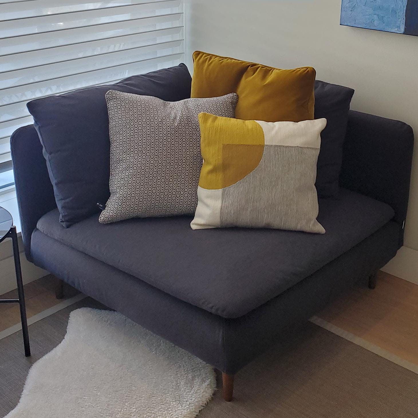SODERHAMN コーナーセクションカバー スリップカバー ハンドメイド 