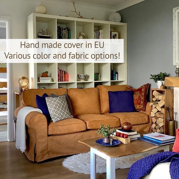 Funda de sofá de 3 asientos EKTORP Slipcover hecha a mano con - Etsy España