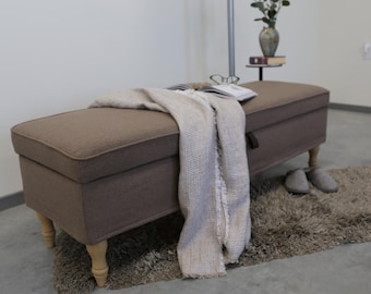 STOCKSUND Bench Cover Slipcover Hand Made With Multiple Color and Fabric Options - Custom made to fit Stocksund bench model