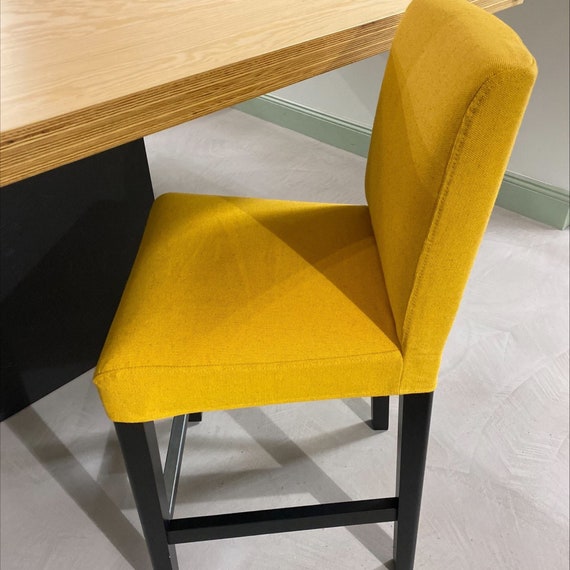 BERGMUND Bar Stool Cover Slipcover Hand Made With Multiple Color and Fabric Options Custom Made to Fit Bergmund Bar Stool Model Etsy