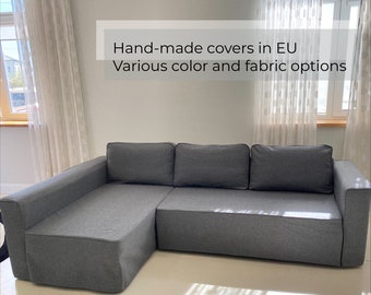 aankomst In dienst nemen elkaar MANSTAD Corner Sofa Bed Cover Slipcover Hand Made With - Etsy Israel