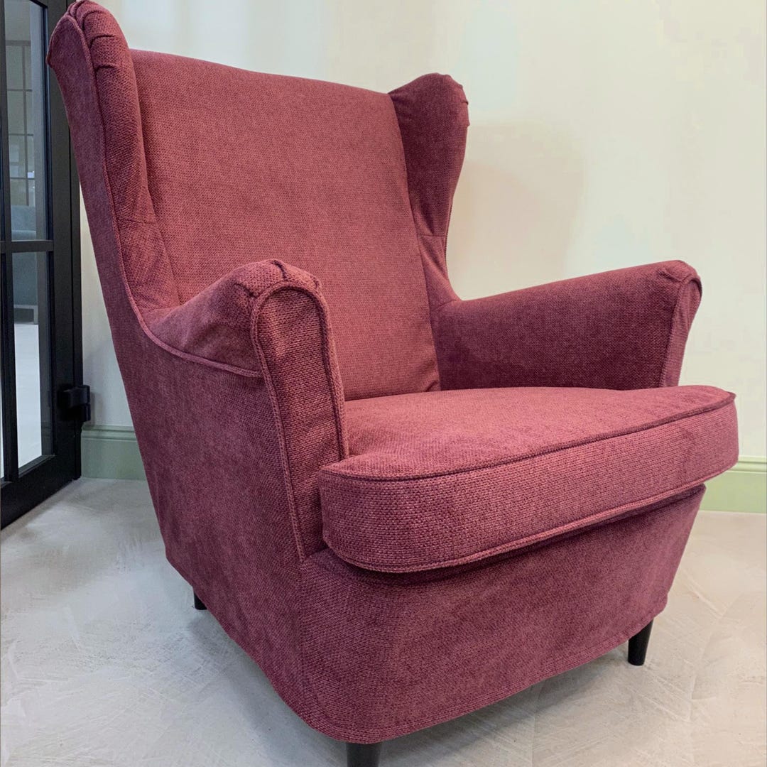 Living Room Strandmon Ikea Poggiapiedi Colori Poltrona Ikea