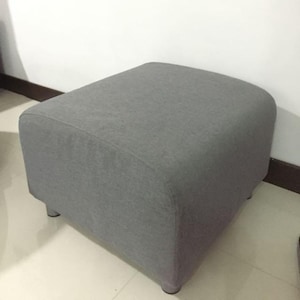 KLIPPAN Footstool Cover Slipcover Hand Made With Multiple Color and Fabric Options - Custom made to fit Klippan ottoman