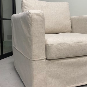 KARLSTAD 2 pcs Armrest Protectors Hand Made With Multiple Color and Fabric Options - Custom made to fit Karlstad Armrests (Pair)