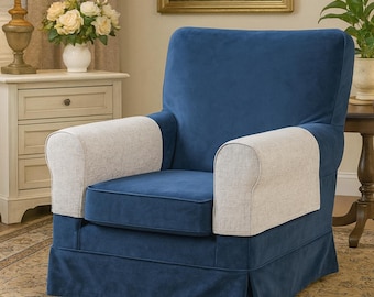 JENNYLUND Armrest Protectors, Hand Made, NEW FABRICS With Multiple Color Options- Custom made to fit Jennylund Armrests