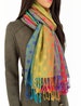 Rainbow Scarves Colourful Scarf with Polka Dots Bubbles, Lightweight Multicolour Pashmina Shawl, Long, Reversible, Ladies Gift Gifts for Her 