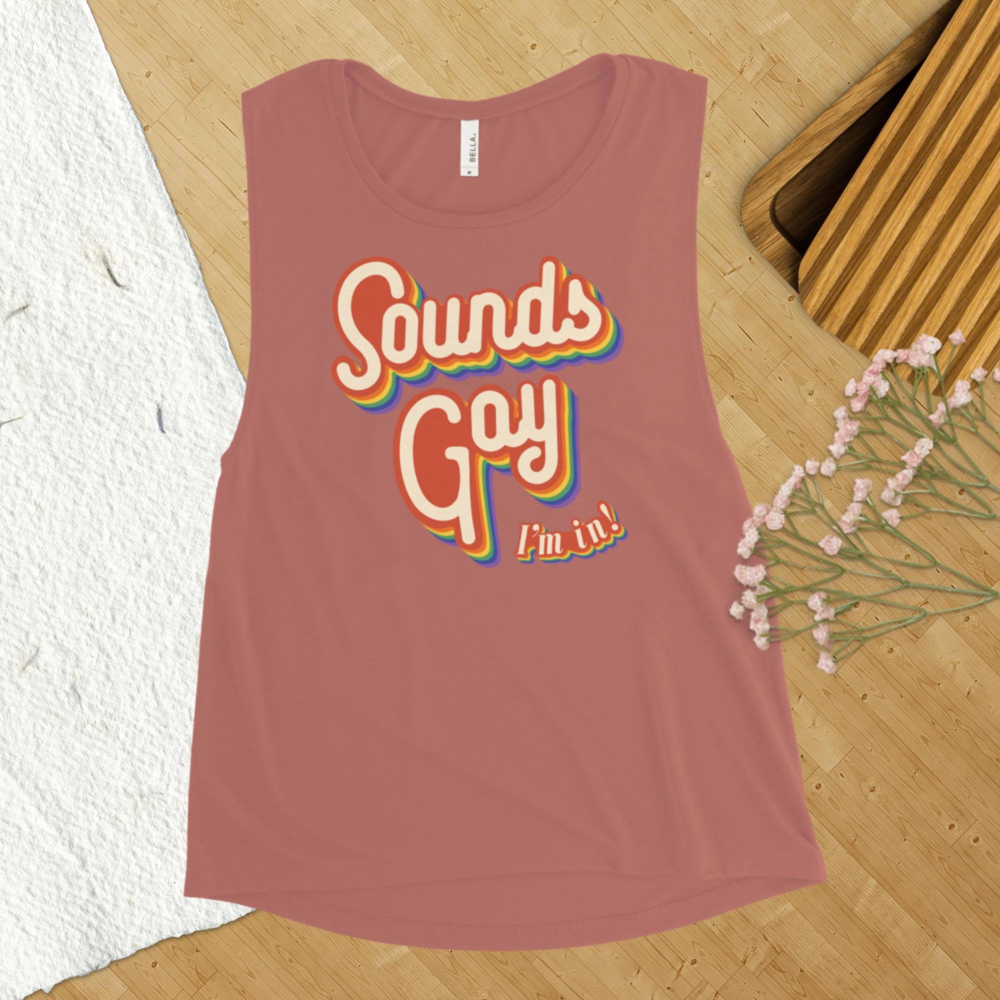 Discover Sounds Gay I'm In! | LGBTQ+ Pride Design | Muscle Tank