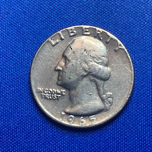 1966 年米国 25 セント硬貨 (ミントマークなし) - 良好な状態 - Etsy 日本