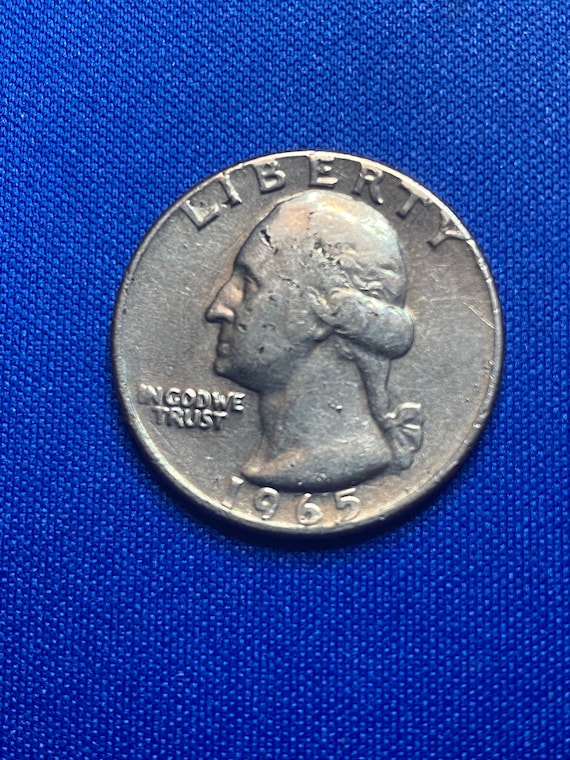 Quarter 1965 No Mint Mark Etsy