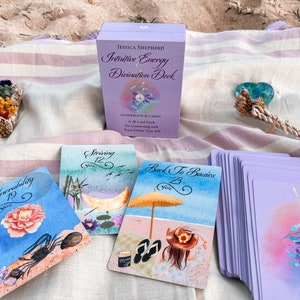Intuitive Energy, Divination Deck with Guidebook, Empath Oracle Cards, Hawaii Oracle, Ocean Messages, Oracle Message Deck, Intuition Cards