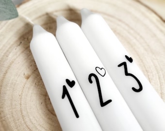 A birthday candle | Candle with a number | Birthday light | Birthday gift