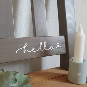Hello Aufkleber/ Sticker