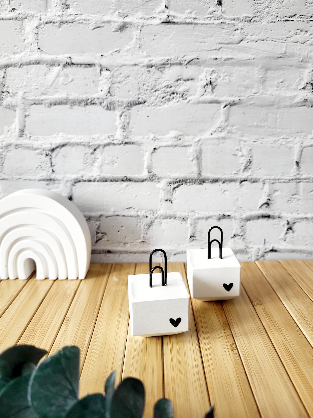 Carte De Visite,blue--Porte-photo Rectangulaire En Bois, Porte-cartes De Visite, Porte-mémo Fait