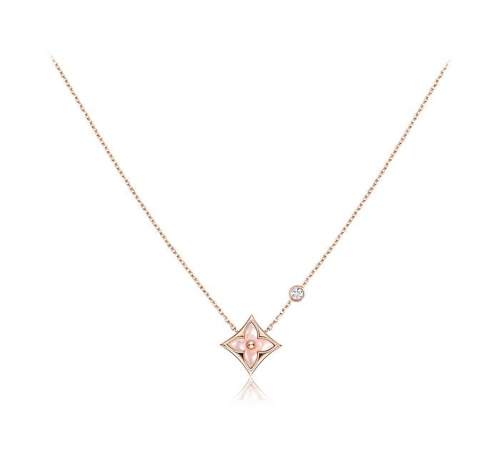 Louis Vuitton 18K Rose Gold and Diamond Blossom BB Pendant