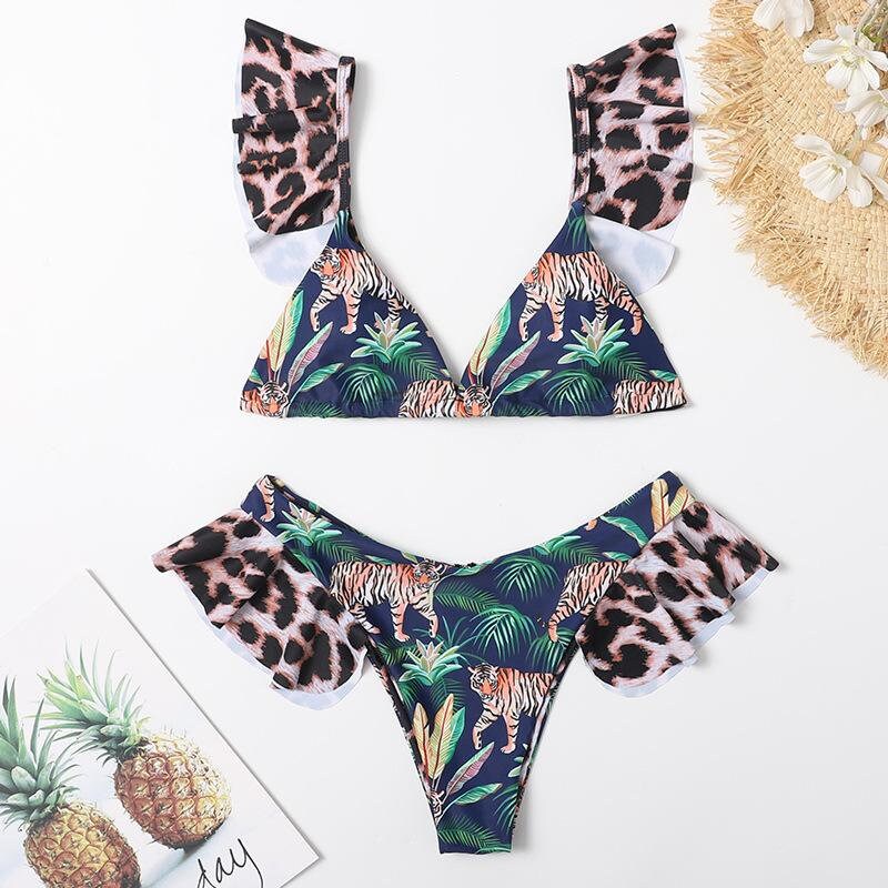 Animal Print Bikini Set Etsy