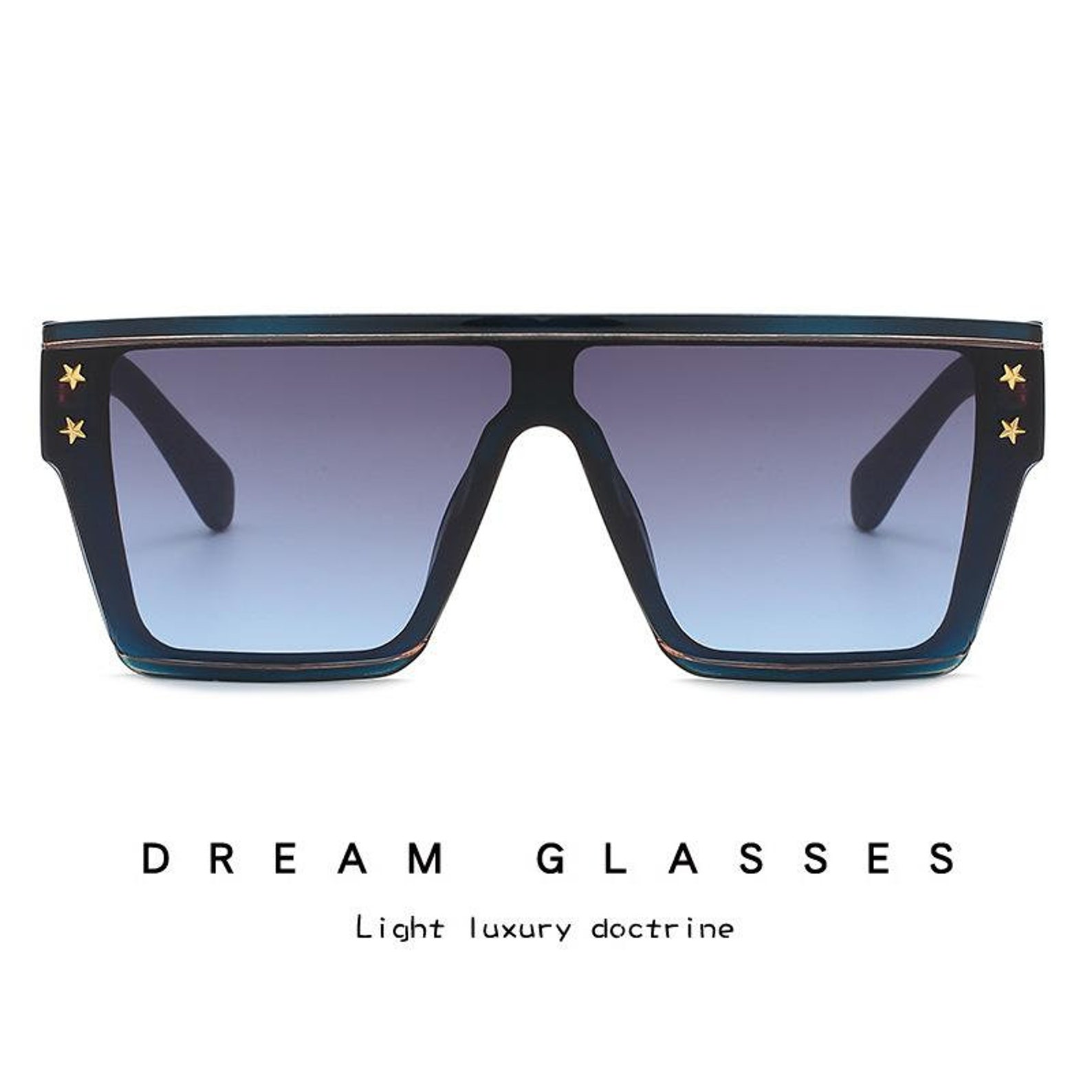 Personalized Onepiece Lenses Sunglasses Etsy