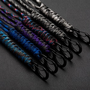 Handmade Paracord ID Lanyard: Breakaway Clasp, 70 Colors, USA Made image 4