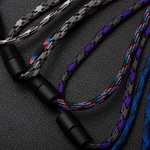 Handmade Paracord ID Lanyard: Breakaway Clasp, 70 Colors, USA Made image 5
