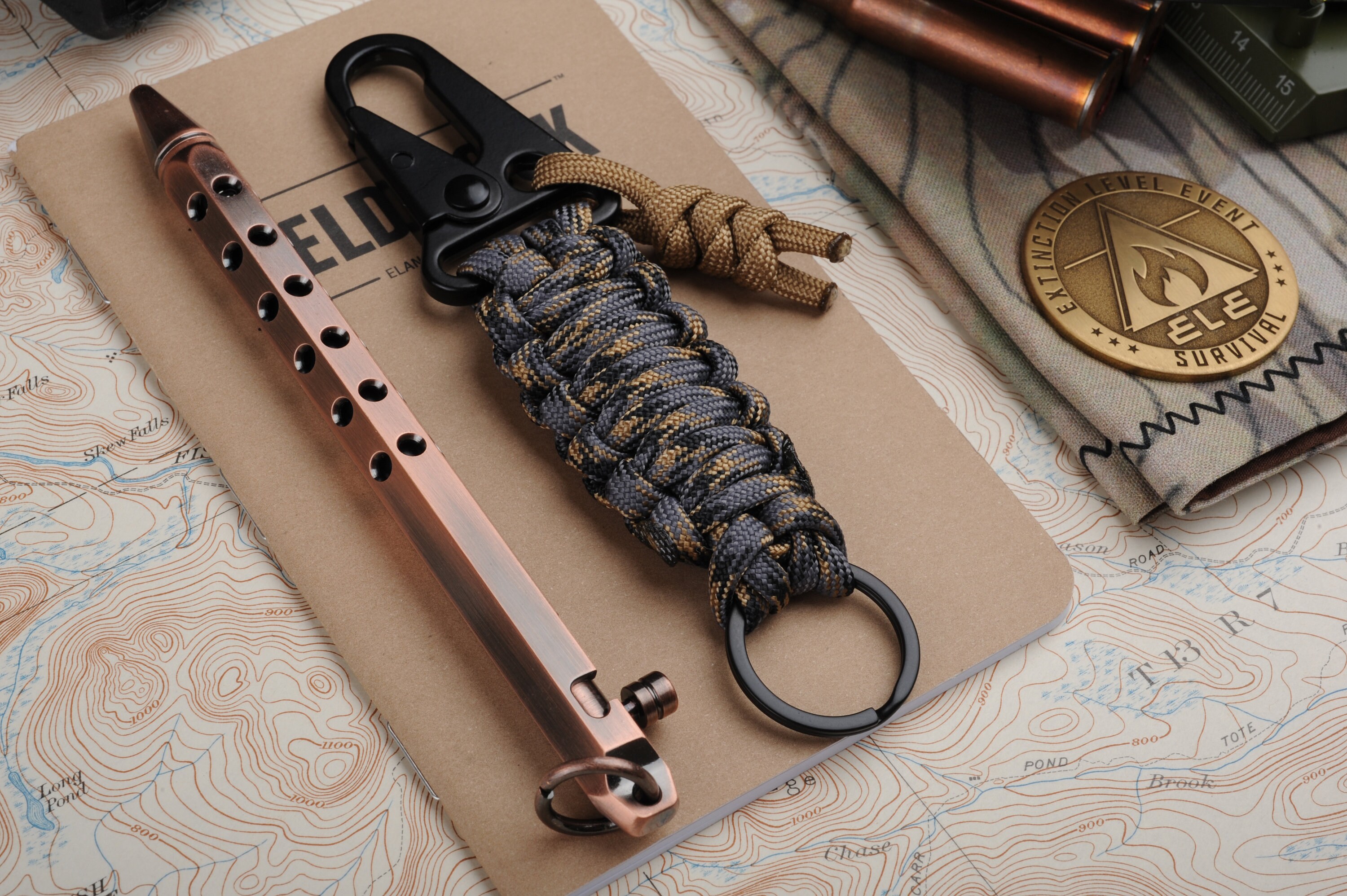 A survival key ring — Your everyday tool for emergency