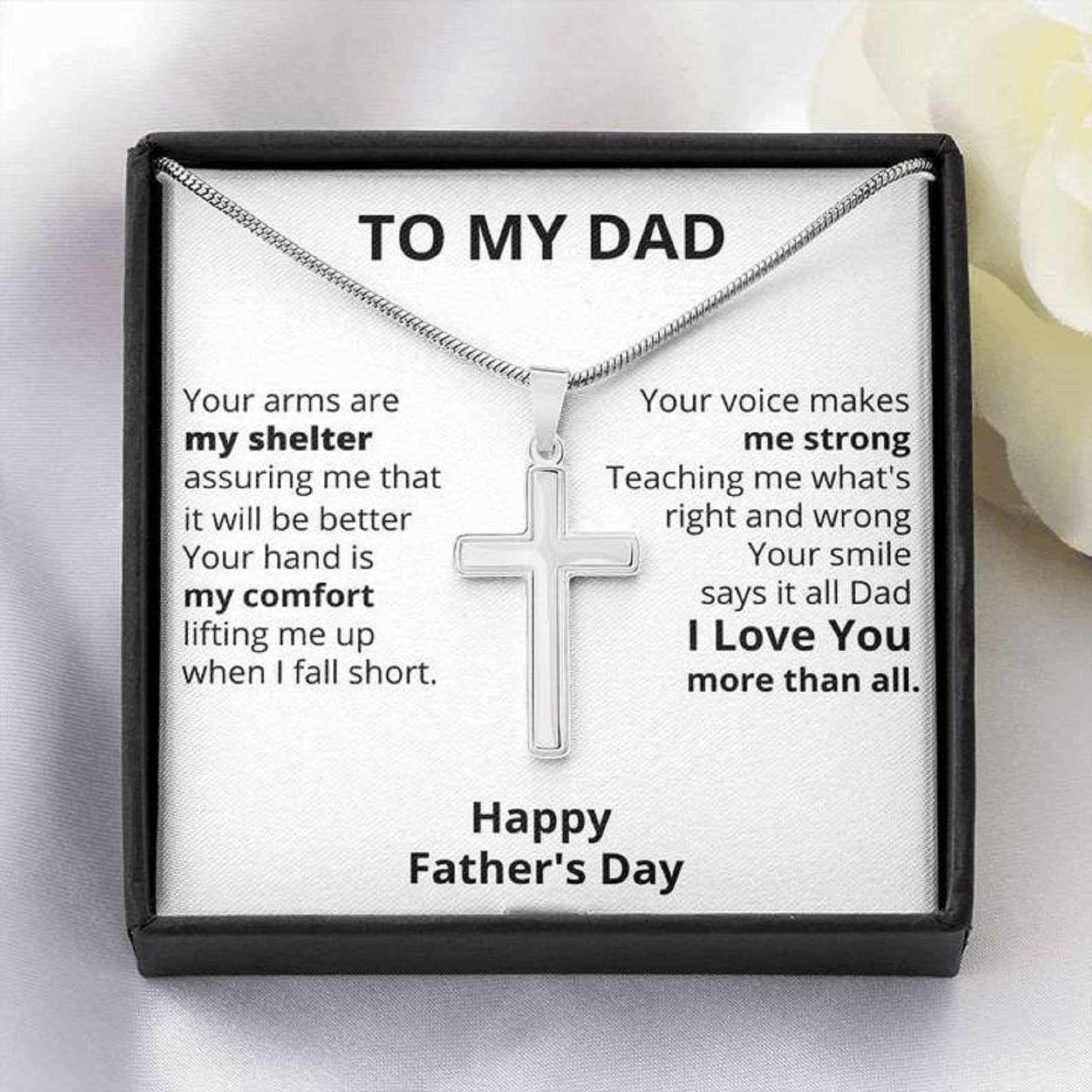 X Father Necklace Necklace for Dad Father Day Jewelry Etsy