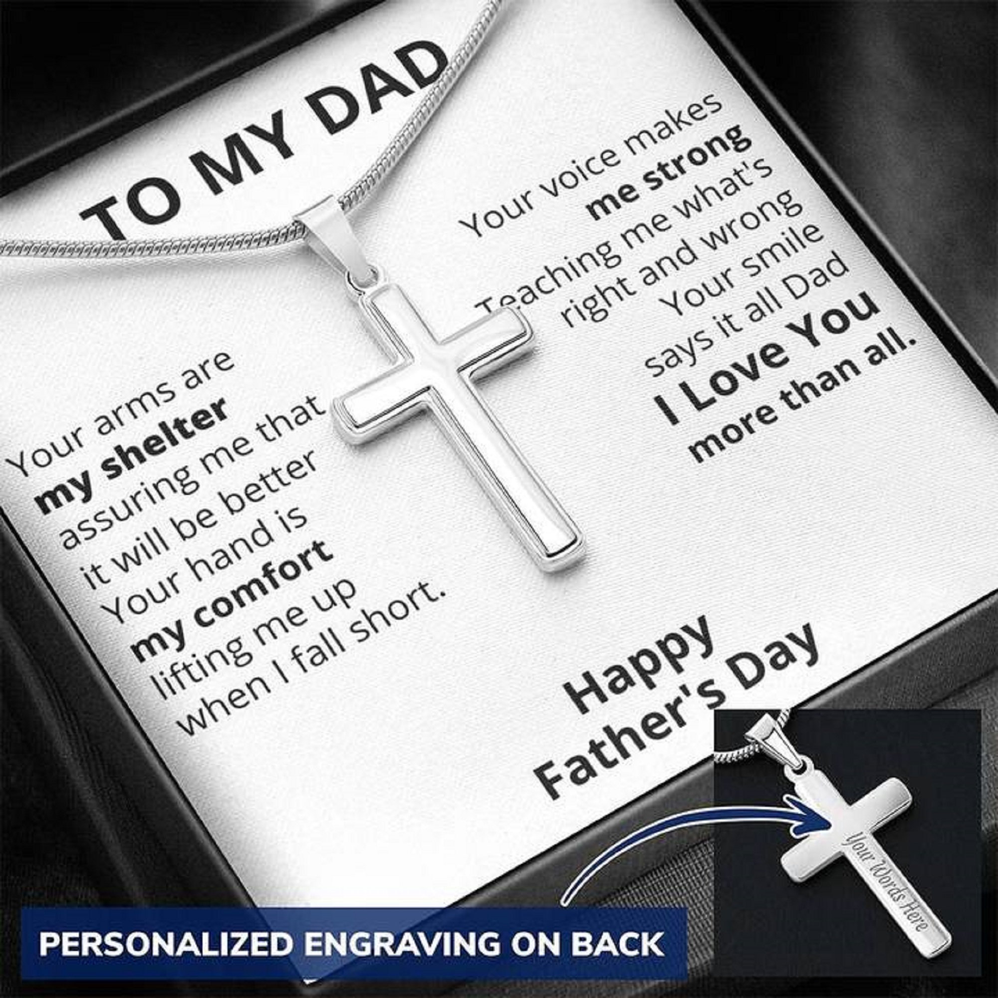 X Father Necklace Necklace for Dad Father Day Jewelry Etsy